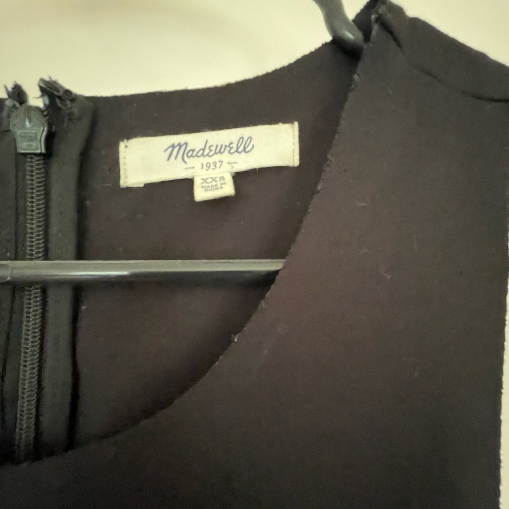 Madewell xxs little black party dress — with pockets!